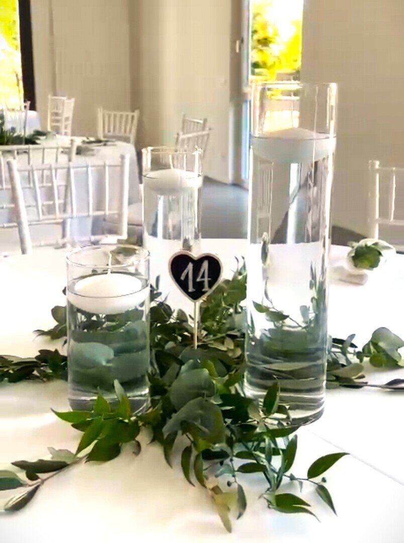 Glas Zylindervasen #MIETE#