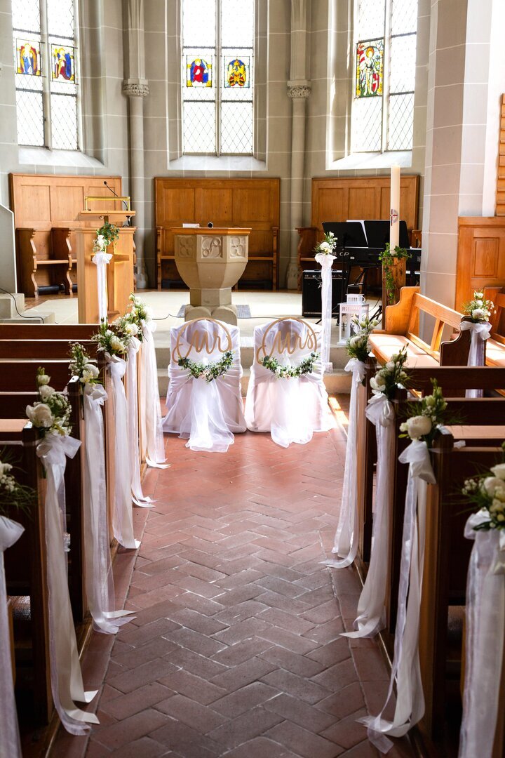 OA-KD02 lange Satinbänder für Kirchenbänke #ONLINE-OFFERTE#