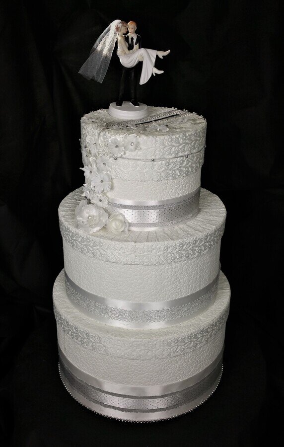 3 Etagen "Hochzeitstorte" Geschenk Box1 #MIETE#