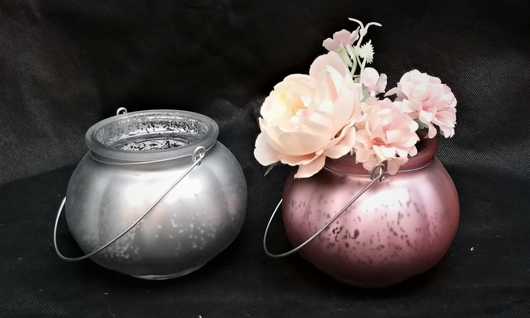 Kleine Rundvase / Teelichtglas #MIETE#