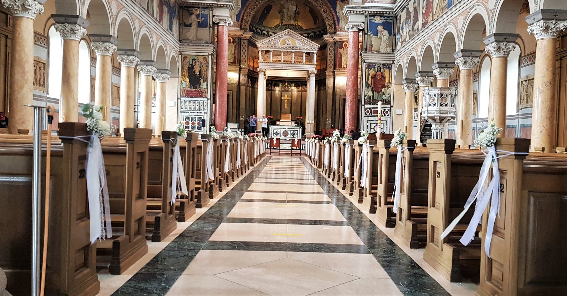 OA-KD03 kurze Satinbänder für Kirchenbänke #ONLINE-OFFERTE#