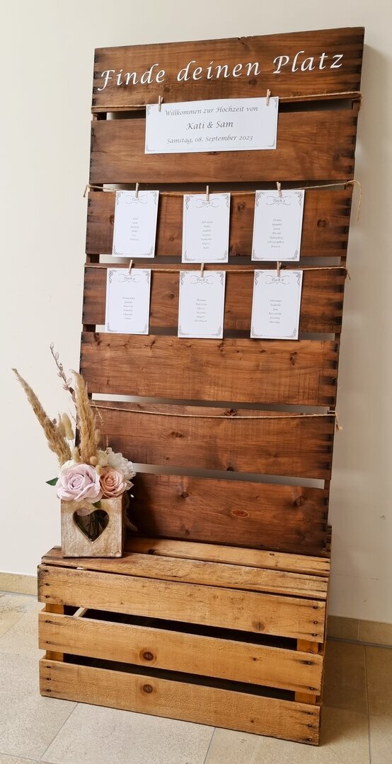 OA-TO06 Grosse Vintage Holztischordnung #ONLINE-OFFERTE#