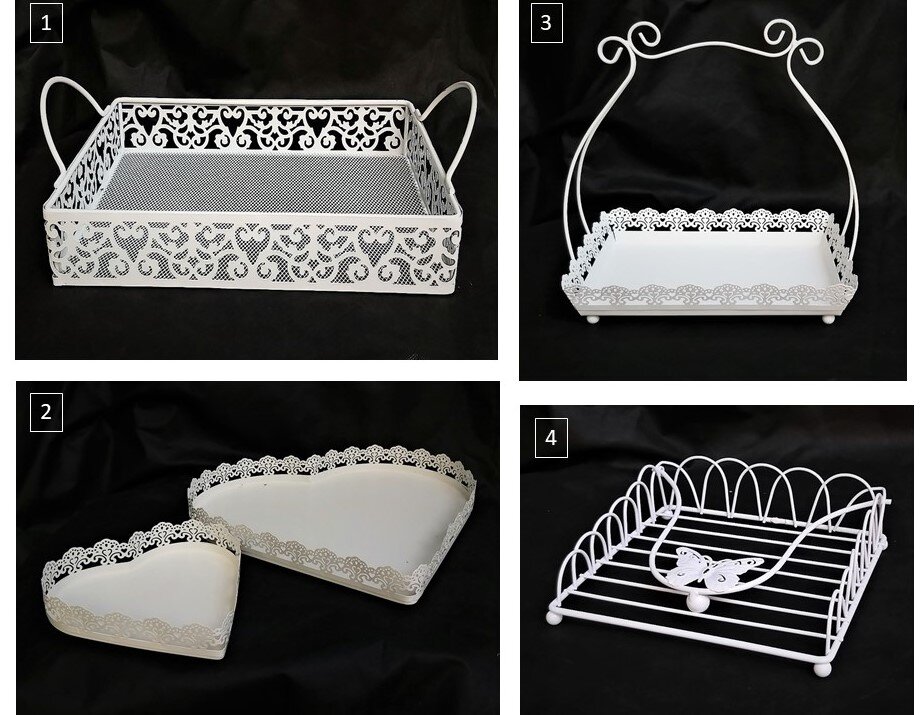 Candybar Metall-Tablett für Süssigkeiten #MIETE#