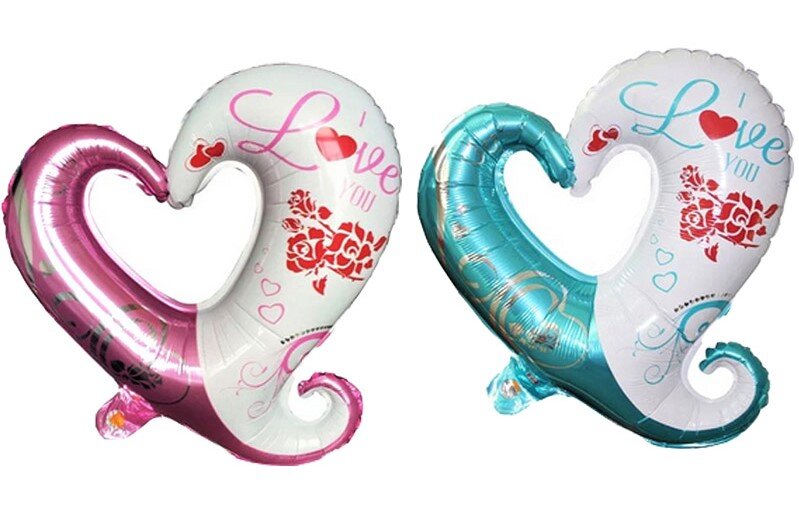 Folienballon "Love" in Herzform 2