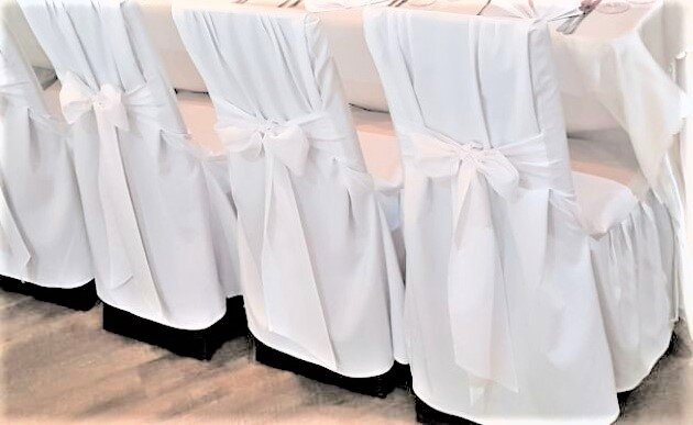 Stuhlhussen Universal Elegant Gabardine Typ 1 #MIETE#