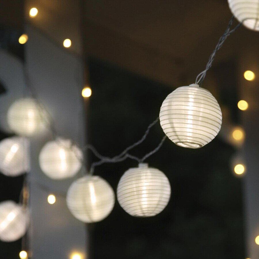 Lichterkette mit kleinen Lampions #MIETE#