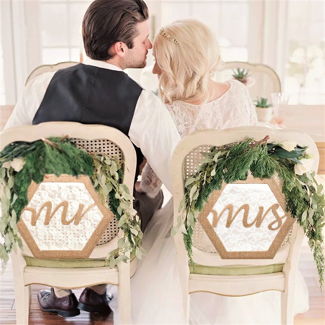 Vintage Schilder «Mr & Mrs»