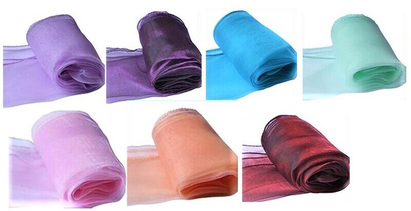 Organza Tischläufer. Grösse: 30x275cm. #MIETE#