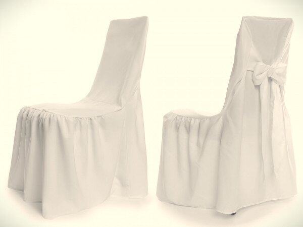 Stuhlhussen Universal Elegant Gabardine Typ 2 #MIETE#