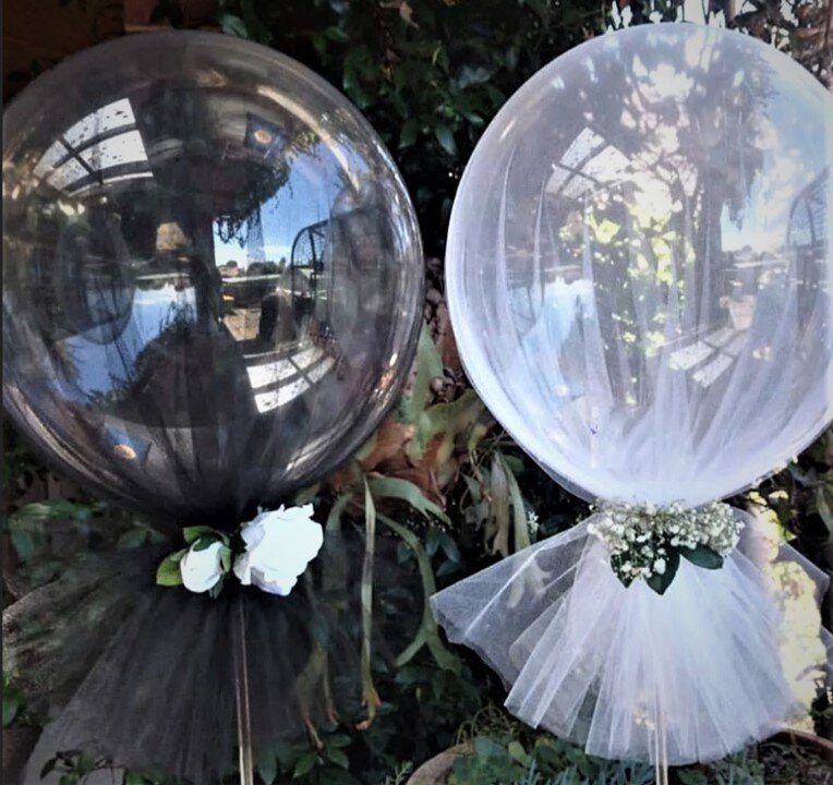 Hochzeitsballons Brautpaar