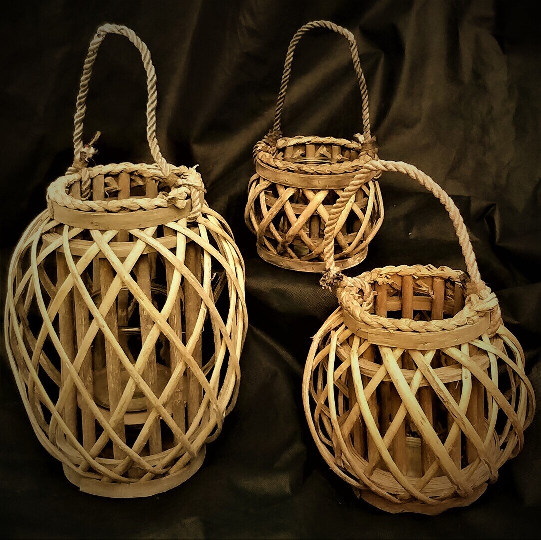 Vintage Rattanlaternen