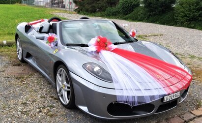 Autodeko Hochzeit, Hochzeit Deko Auto